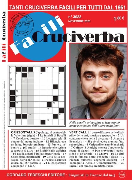 Facili Cruciverba – Novembre 2020 Cover