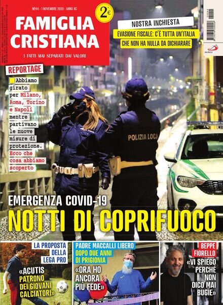 Famiglia Cristiana – 1 Novembre 2020 Cover