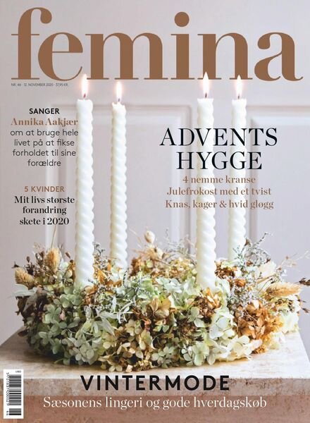 Femina Denmark – 12 November 2020 Cover