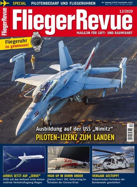 FliegerRevue – Dezember 2020 Cover