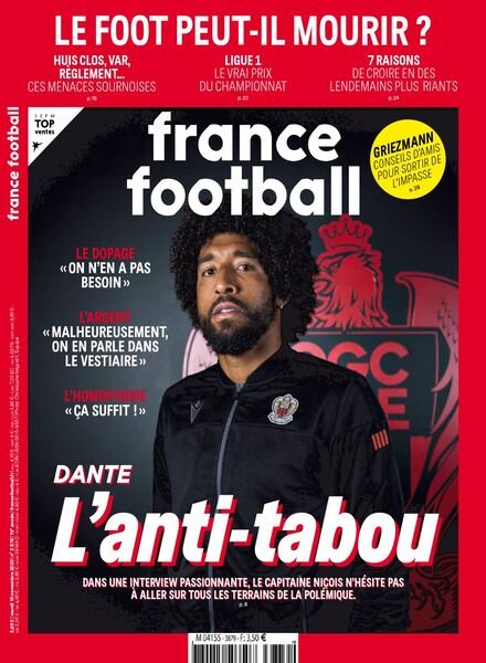 France Football – 10 Novembre 2020 Cover