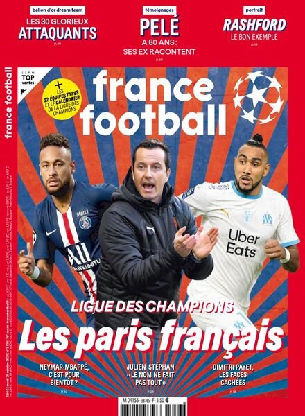 France Football – 20 Octobre 2020 Cover
