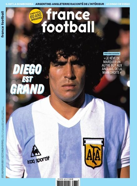 France Football – 28 Octobre 2020 Cover