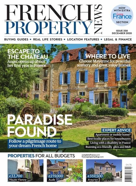 French Property News – December 2020 Cover