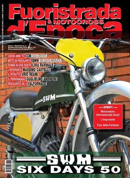 Fuoristrada & Motocross d’Epoca – Novembre-Dicembre 2019 Cover