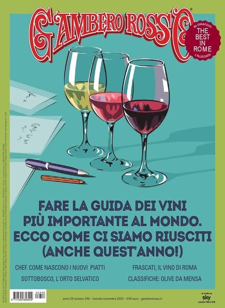 Gambero Rosso Italia – Novembre 2020 Cover