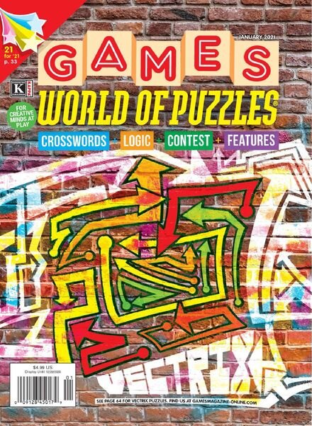 Games World of Puzzles – January 2021 Cover