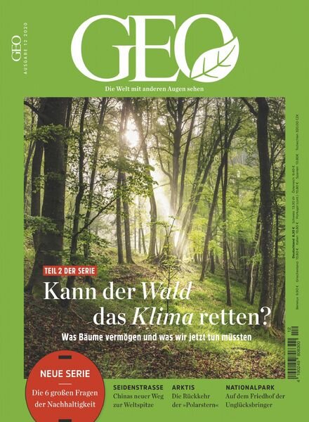 Geo Germany – Dezember 2020 Cover