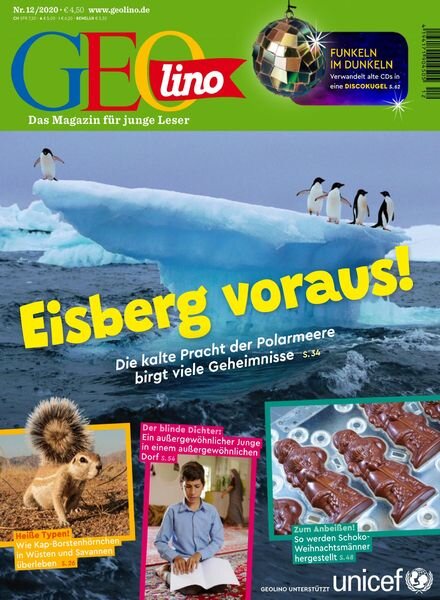 GEOlino – Dezember 2020 Cover