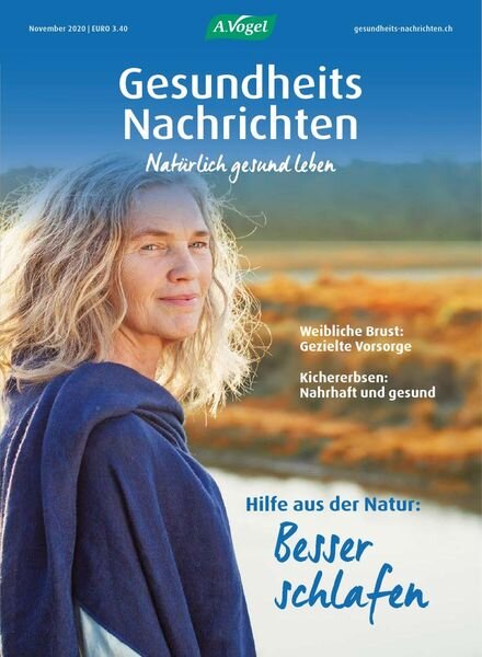 Gesundheits Nachrichten – November 2020 Cover