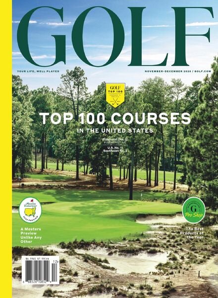 Golf Magazine USA – November 2020 Cover