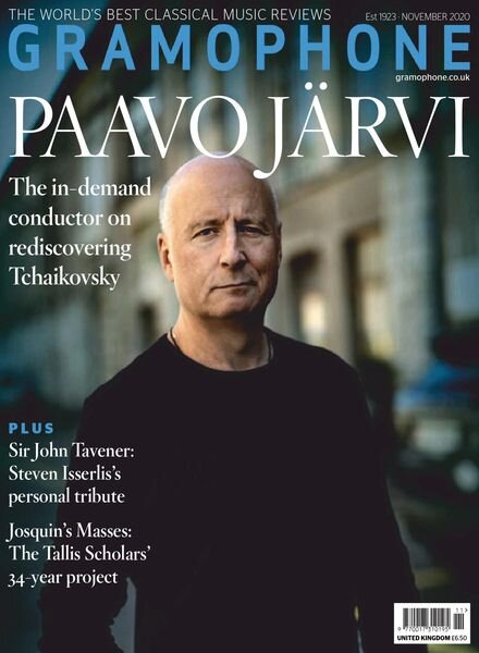 Gramophone – November 2020 Cover