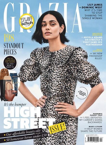 Grazia UK – 02 November 2020 Cover