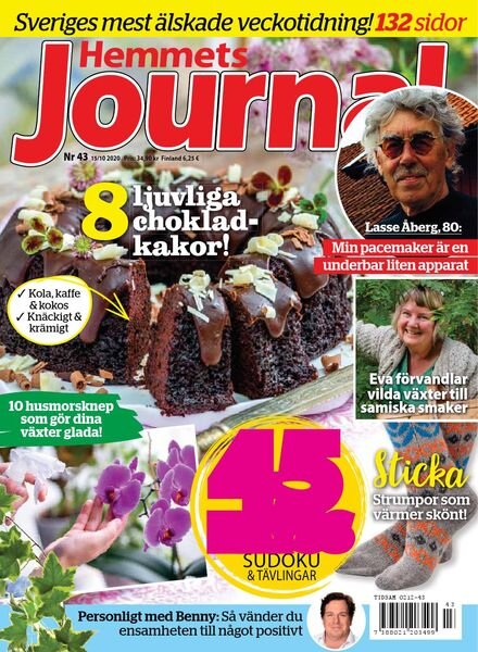 Hemmets Journal – 15 oktober 2020 Cover