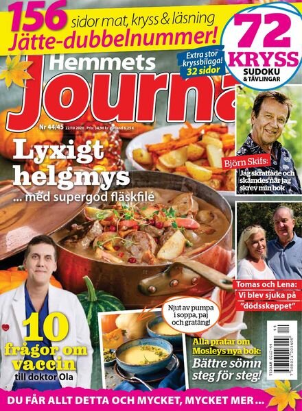 Hemmets Journal – 22 oktober 2020 Cover