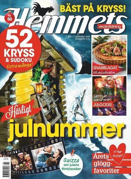 Hemmets Veckotidning – 01 december 2020 Cover