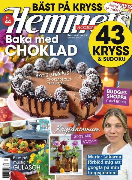 Hemmets Veckotidning – 20 oktober 2020 Cover