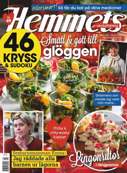 Hemmets Veckotidning – 24 november 2020 Cover