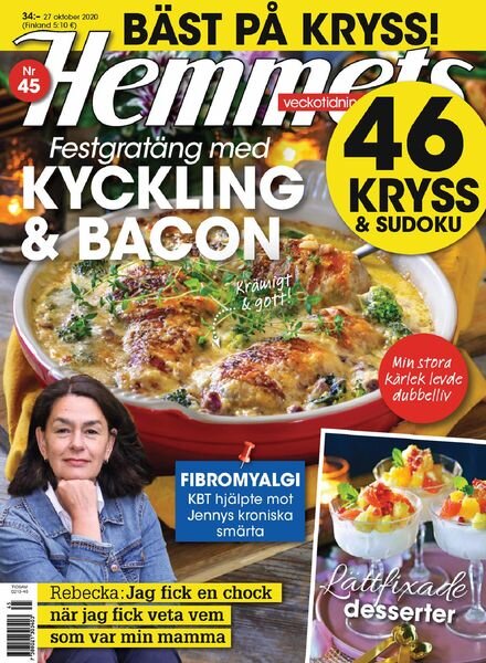 Hemmets Veckotidning – 27 oktober 2020 Cover