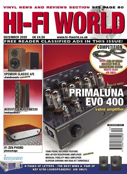 Hi-Fi World – December 2020 Cover
