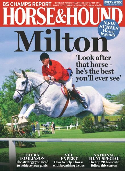 Horse & Hound – 15 October 2020 Cover