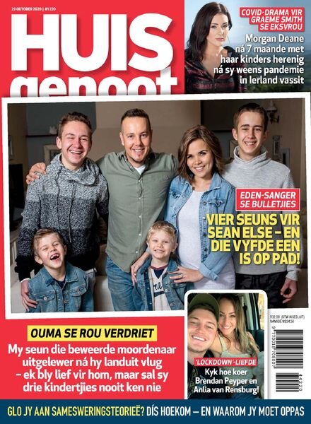 Huisgenoot – 29 Oktober 2020 Cover