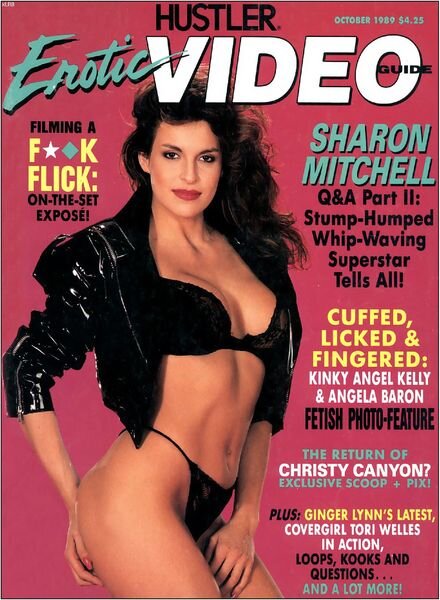 Hustler Erotic Video Guide – October 1989 Cover
