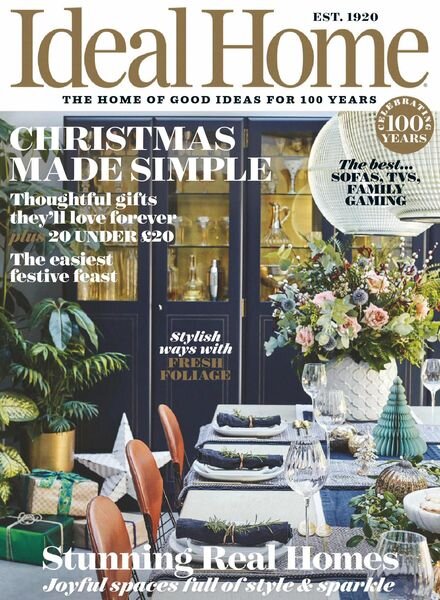 Ideal Home UK – December 2020 Cover