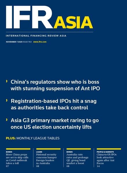 IFR Asia – November 07, 2020 Cover
