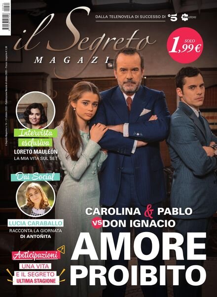 il Segreto magazine – 13 Ottobre 2020 Cover
