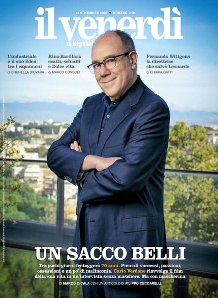 Il Venerdi di Repubblica – 13 Novembre 2020 Cover
