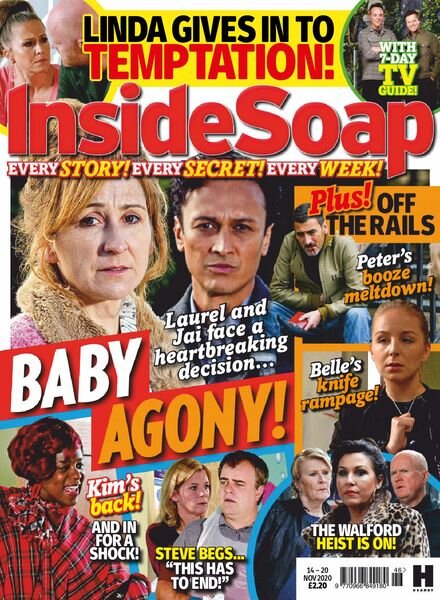 Inside Soap UK – 14 November 2020 Cover