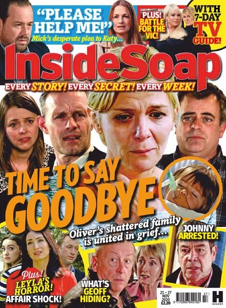 Inside Soap UK – 21 November 2020 Cover