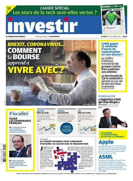 Investir – 17 Octobre 2020 Cover