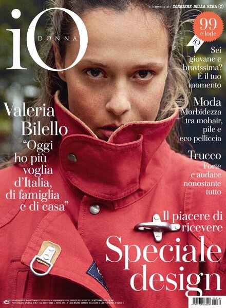Io Donna del Corriere della Sera – 31 ottobre 2020 Cover
