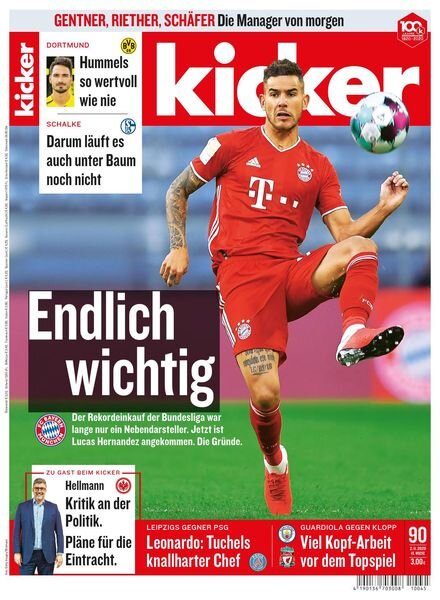 Kicker – 02 November 2020 Cover
