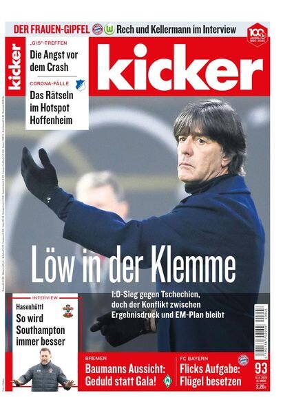 Kicker – 12 November 2020 Cover