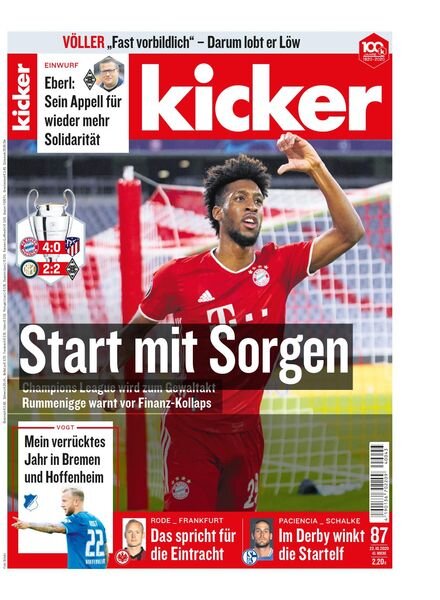 Kicker – 22 Oktober 2020 Cover