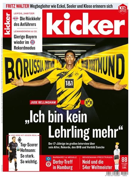 Kicker – 26 Oktober 2020 Cover