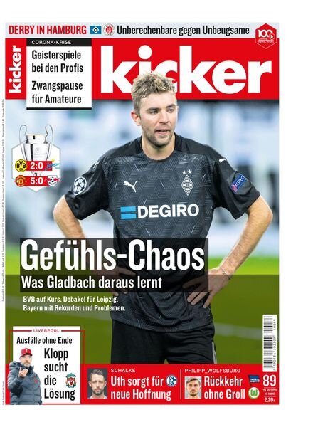 Kicker – 29 Oktober 2020 Cover