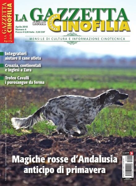 La Gazzetta Della Cinofilia Venatoria – Aprile 2018 Cover