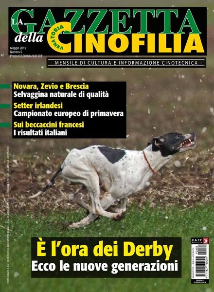 La Gazzetta Della Cinofilia Venatoria – Maggio 2019 Cover