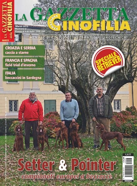 La Gazzetta Della Cinofilia Venatoria – Marzo 2015 Cover