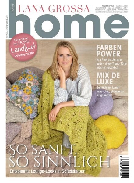 Lana Grossa FILATI Handstrick – Nr. 73 2020 Home Cover