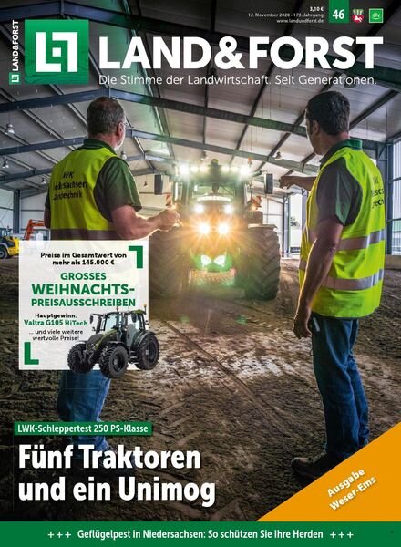 Land & Forst Weser Ems – 10 November 2020 Cover