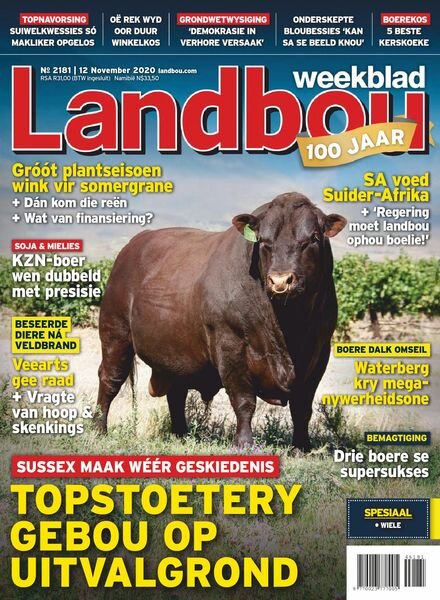 Landbouweekblad – 12 November 2020 Cover