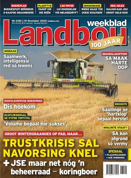 Landbouweekblad – 19 November 2020 Cover
