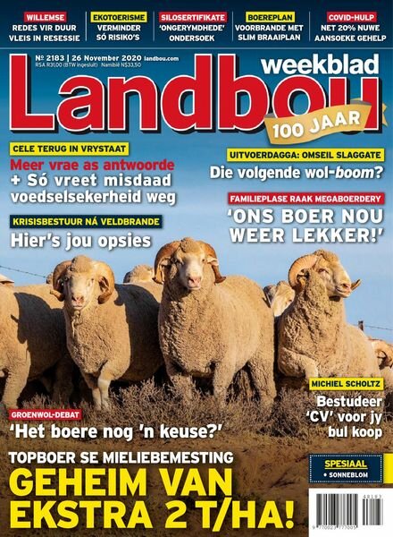 Landbouweekblad – 26 November 2020 Cover