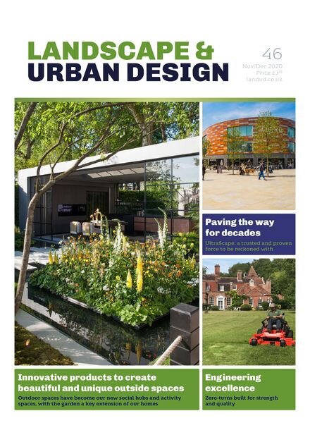 Landscape & Urban Design – Issue 47 – November-December 2020 Cover