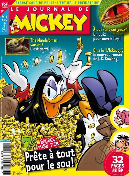 Le Journal de Mickey – 10 novembre 2020 Cover